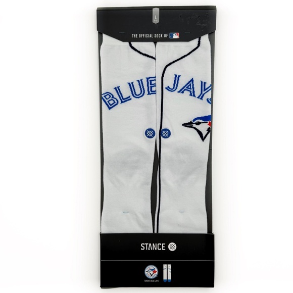 Stance Toronto Blue Jays Home Jersey Crew Socks Mens Large MLB Baseball Fan Gear - Picture 1 of 6